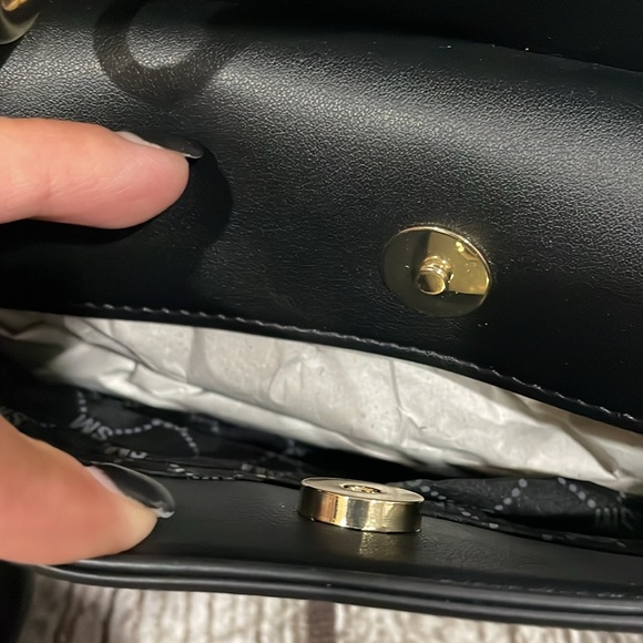 Steve Madden Bevie Satchel Bag Black DT623890 - Picture 4 of 8